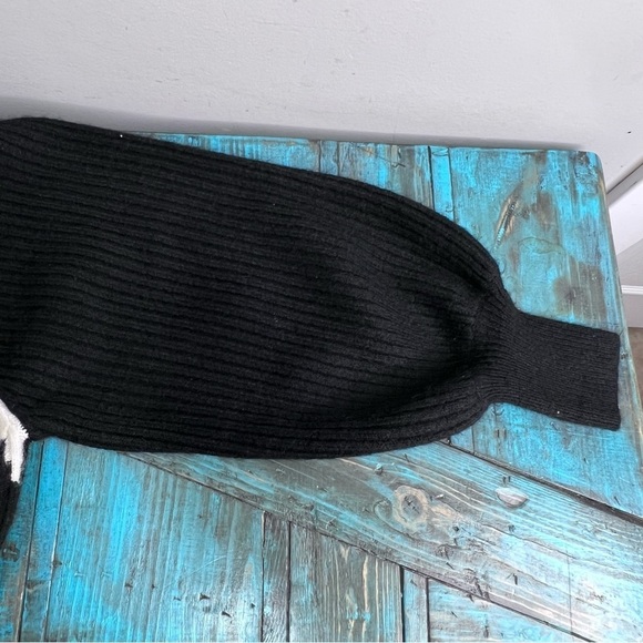 Promesa Tunic Balloon Sleeve Knit Sweater Size Medium Colourblock - Picture 6 of 10